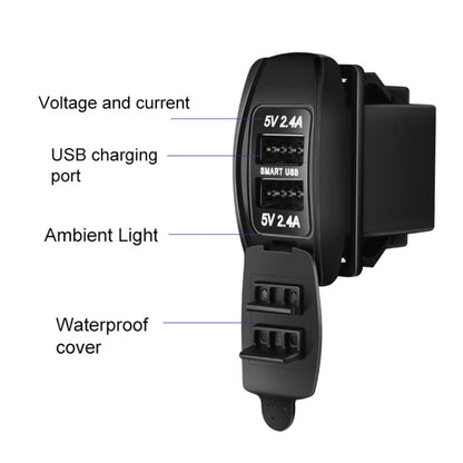 Car 4.8A Double-sided Mobile Phone Charger - Car Charger by buy2fix | Online Shopping UK | buy2fix