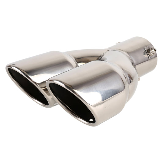 Universal Car Styling Stainless Steel Straight Exhaust Tail Muffler Tip Pipe, Inside Diameter: 7.2cm(Silver) - In Car by buy2fix | Online Shopping UK | buy2fix