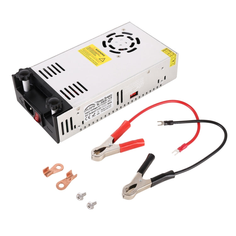 S-360-12 DC12V 360W 30A DIY Regulated DC Switching Power Supply Power Inverter with Clip - In Car by buy2fix | Online Shopping UK | buy2fix