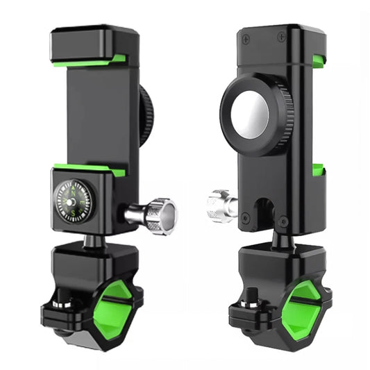 Bicycle / Motorcycle Anti-theft Anti-take Off Mobile Phone Holder without Light (Green) - Outdoor & Sports by buy2fix | Online Shopping UK | buy2fix