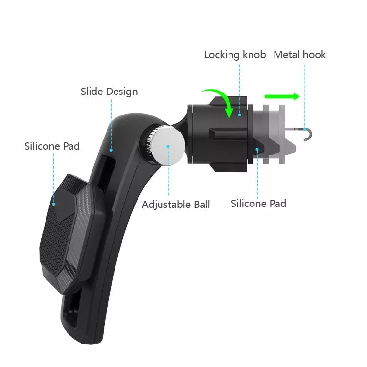 Multifunctional Car Air Conditioner Air Outlet Magnetic Phone Holder (Green) - In Car by buy2fix | Online Shopping UK | buy2fix