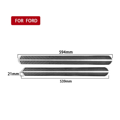 Car Carbon Fiber Threshold Decorative Sticker for Ford Explorer 2016-2019, Left Drive - In Car by buy2fix | Online Shopping UK | buy2fix