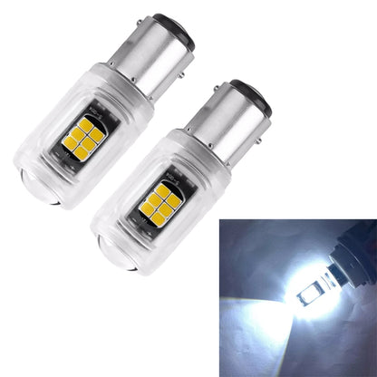 2pcs 1157 DC12V / 2.16W / 0.18A / 480LM Car LED Brake Light (White Light) - In Car by buy2fix | Online Shopping UK | buy2fix