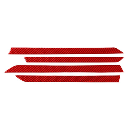 Car Carbon Fiber Door Decorative Strip for Honda Tenth Generation Civic 2016-2019, Left and Right Drive Universal (Red) - In Car by buy2fix | Online Shopping UK | buy2fix