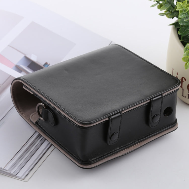 Retro Style Full Body Camera PU Leather Case Bag with Strap for FUJIFILM instax SQUARE SQ6 (Black) - Camera Accessories by buy2fix | Online Shopping UK | buy2fix