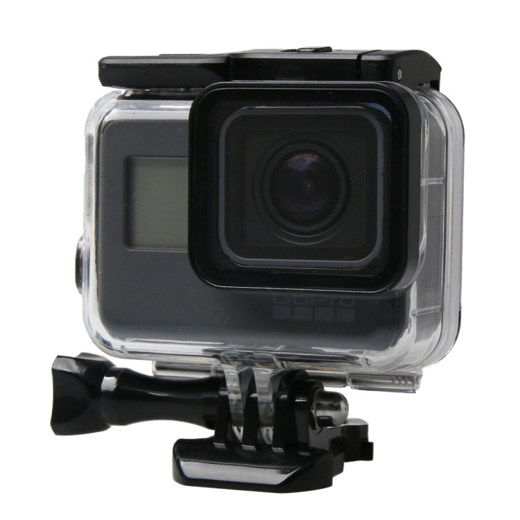 For GoPro HERO6 /5 Black 60m Underwater Waterproof Housing Diving Case with Touch Screen Back Door & Filter / Buckle Basic Mount & Screw, No Need to Disassemble Lens - DJI & GoPro Accessories by buy2fix | Online Shopping UK | buy2fix