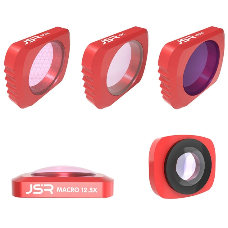 JSR 5 in 1 CR Super Wide Angle Lens 12.5X Macro Lens + CPL Lens + Star + ND16 Lens Filter Set for DJI OSMO Pocket - Lens Accessories by JSR | Online Shopping UK | buy2fix