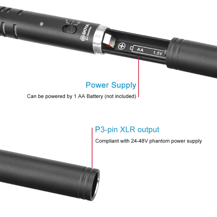 BOYA BY-BM6060L Broadcast-grade Condenser Microphone Modular Pickup Tube Design Microphone - Consumer Electronics by BOYA | Online Shopping UK | buy2fix