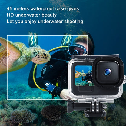 45m Waterproof Housing Protective Case with Buckle Basic Mount & Screw For GoPro HERO10 Black / HERO9 Black - DJI & GoPro Accessories by buy2fix | Online Shopping UK | buy2fix