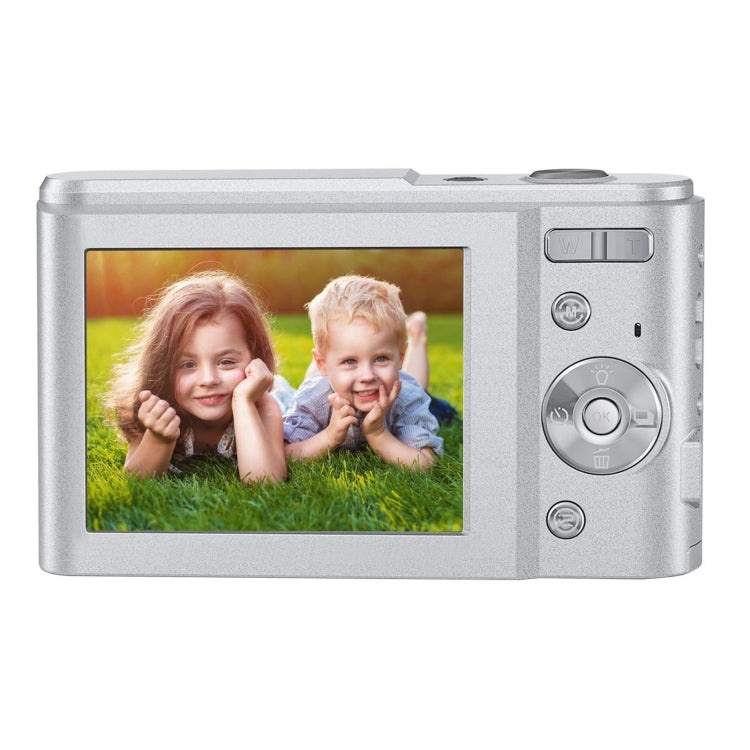 DC311 2.4 inch 36MP 16X Zoom 2.7K Full HD Digital Camera Children Card Camera, UK Plug (Silver) - Consumer Electronics by buy2fix | Online Shopping UK | buy2fix
