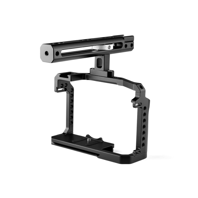 YELANGU C22 YLG0334B Video Camera Cage Stabilizer with Handle for Canon EOS R5/R6 (Black) - Camera Cage by YELANGU | Online Shopping UK | buy2fix