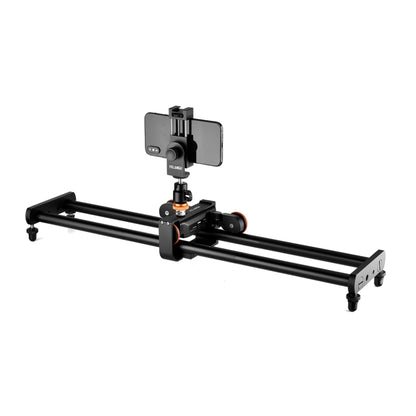 YELANGU L60E 60cm Slide Rail Track + L4 3-Wheel Video Dolly with Phone Clamp & Ballhead - Camera Slider by YELANGU | Online Shopping UK | buy2fix