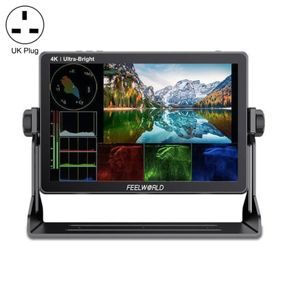 FEELWORLD LUT11S 10.1 inch Ultra High Bright 2000nit Touch Screen DSLR Camera Field Monitor, 3G-SDI 4K HDMI Input Output 1920 x 1200 IPS Panel(UK Plug) - On-camera Monitors by FEELWORLD | Online Shopping UK | buy2fix