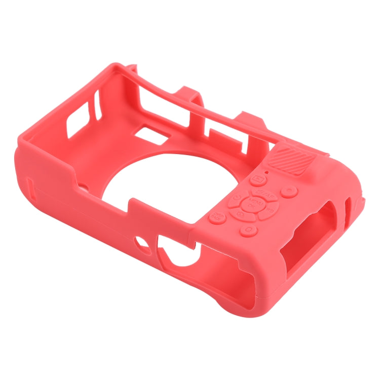 Soft Silicone Protective Case for FUJIFILM X-A5(Magenta) - Camera Accessories by buy2fix | Online Shopping UK | buy2fix
