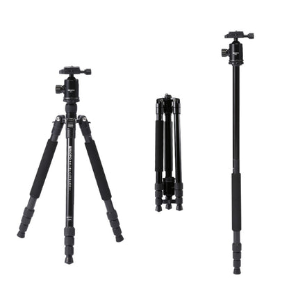 TRIOPO M2508 Multifunction Adjustable 4-Section Portable Aluminum Alloy Tripod Monopod with D-2A Ball Head for SLR Camera - Camera Accessories by TRIOPO | Online Shopping UK | buy2fix