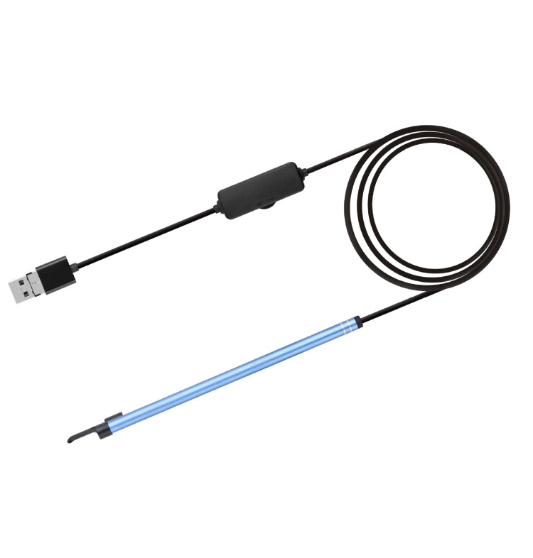 2 in 1 USB HD Visual Earwax Clean Tool Endoscope Borescope with LED Lights & Wifi, Cable length: 2m (Blue) - Consumer Electronics by buy2fix | Online Shopping UK | buy2fix