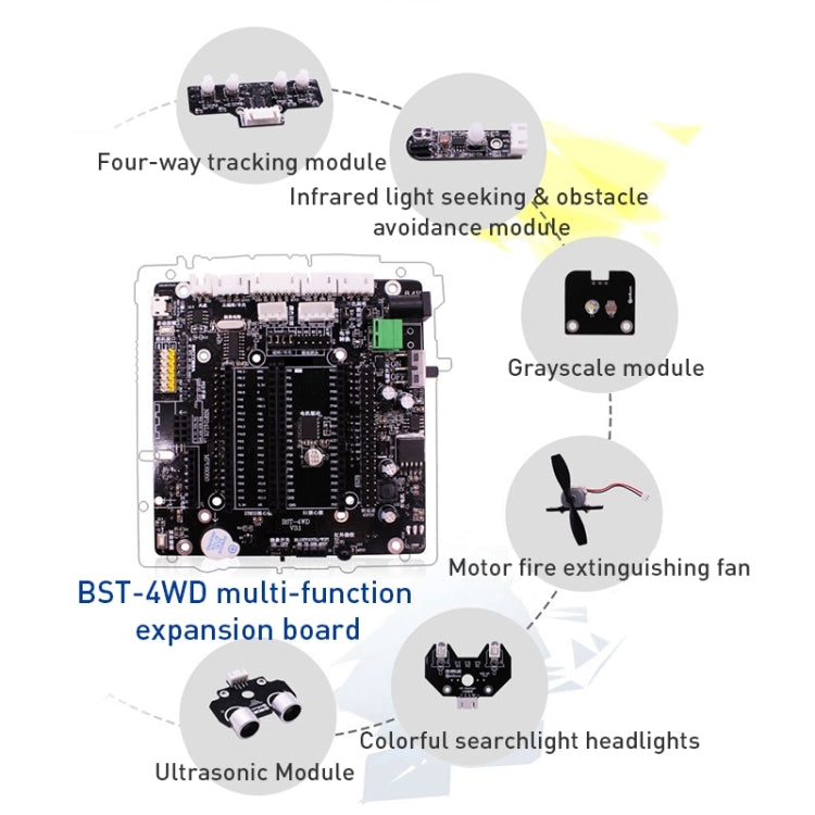 Yahboom STM32 4WD Smart Robot Car Bitbot - Others by YAHBOOM | Online Shopping UK | buy2fix