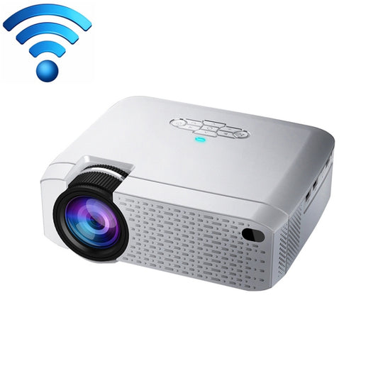 D40S 1600 Lumens Portable Home Theater LED HD Digital Projector (Silver) - LED Projector by buy2fix | Online Shopping UK | buy2fix