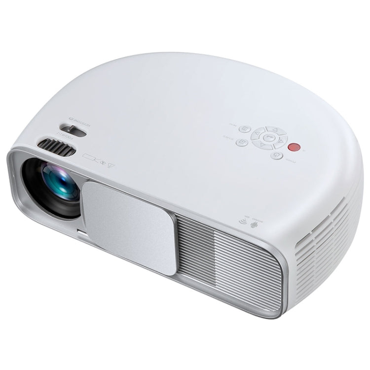 Cheerlux CL760 4000 Lumens 1920x1080 1080P HD Smart Projector, Support HDMI x 2 / USB x 2 / VGA / AV(White) - LED Projector by Cheerlux | Online Shopping UK | buy2fix