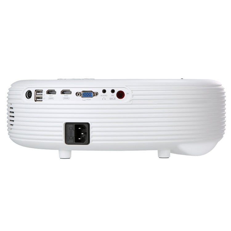 Cheerlux CL760 4000 Lumens 1920x1080 1080P HD Smart Projector, Support HDMI x 2 / USB x 2 / VGA / AV(White) - LED Projector by Cheerlux | Online Shopping UK | buy2fix