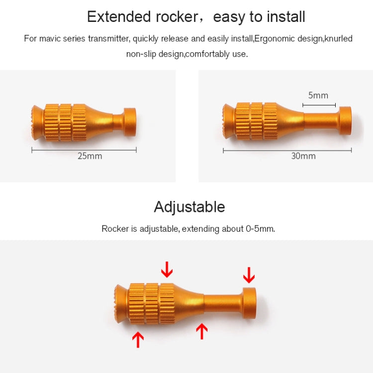 STARTRC 1106055 Drone Remote Control Retractable Adjustment Aluminum Alloy Rocker for DJI Mavic 2 Pro/Air/Mini - DJI & GoPro Accessories by STARTRC | Online Shopping UK | buy2fix