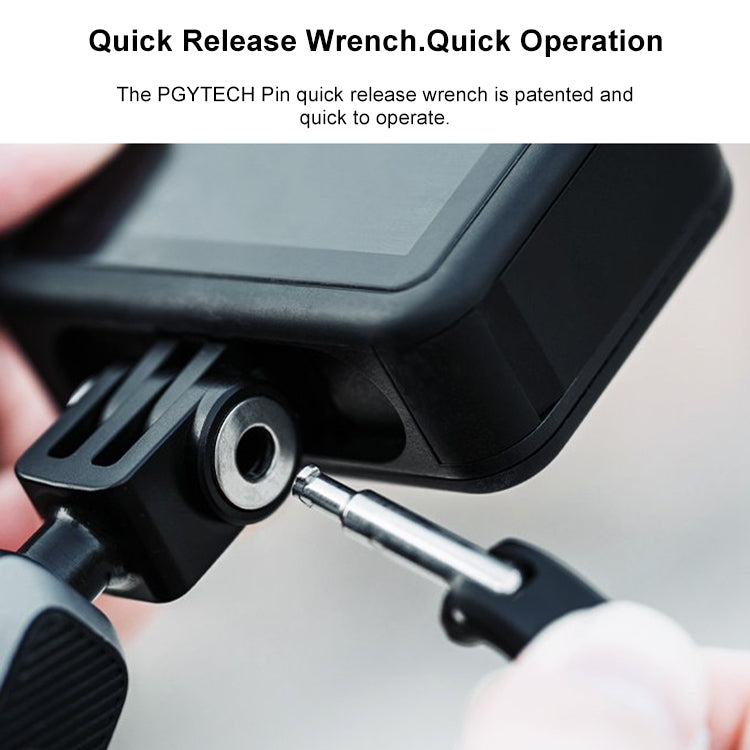 PGYTECH P-GM-132 Action Camera Suction Cup Phone Holder for DJI Osmo Action & GoPro 8/7(Silver) - Mount & Holder by PGYTECH | Online Shopping UK | buy2fix