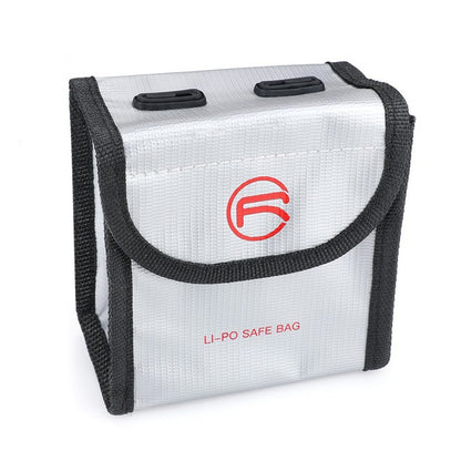 RCSTQ for DJI FPV Combo 2 x Batteries Li-Po Safe Explosion-proof Storage Bag(Silver) - DJI & GoPro Accessories by RCSTQ | Online Shopping UK | buy2fix