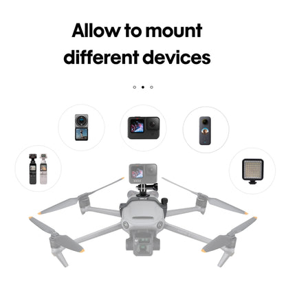 STARTRC Multifunctional Expansion Fixed Shock Mount for DJI Mavic 3 (Grey) - DJI & GoPro Accessories by STARTRC | Online Shopping UK | buy2fix