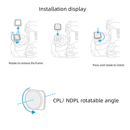 JSR Drone UV Lens Filter for DJI MAVIC Air 2 - DJI & GoPro Accessories by JSR | Online Shopping UK | buy2fix