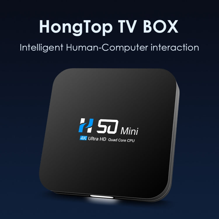 H50 Mini 4K Smart Network TV Box, Android 10.0, RK3318 Quad Core, 2GB+8GB, AU Plug - Consumer Electronics by buy2fix | Online Shopping UK | buy2fix