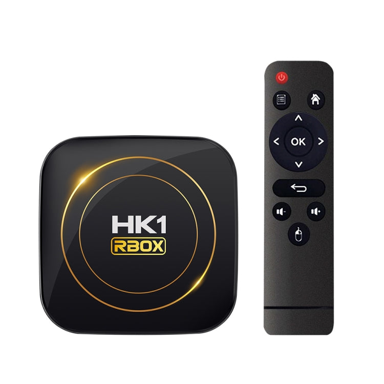 HK1 RBOX-H8S 4K Ultra HD Android 12.0 Smart TV Box with Remote Control, Allwinner H618 Quad-Core, 4GB+32GB(UK Plug) - Amlogic S905 by buy2fix | Online Shopping UK | buy2fix