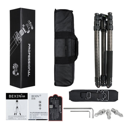 BEXIN W324C G44 Carbon Fiber Tripod Stable Shooting Camera for Video Point Dslr Camera - Tripods by BEXIN | Online Shopping UK | buy2fix