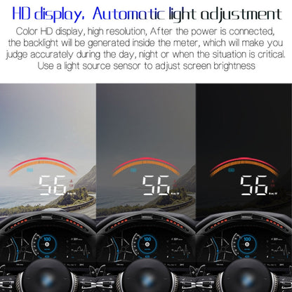 M11 Car OBD2 + GPS Mode Head-up Display HUD Overspeed / Speed / Water Temperature Alarm -  by buy2fix | Online Shopping UK | buy2fix