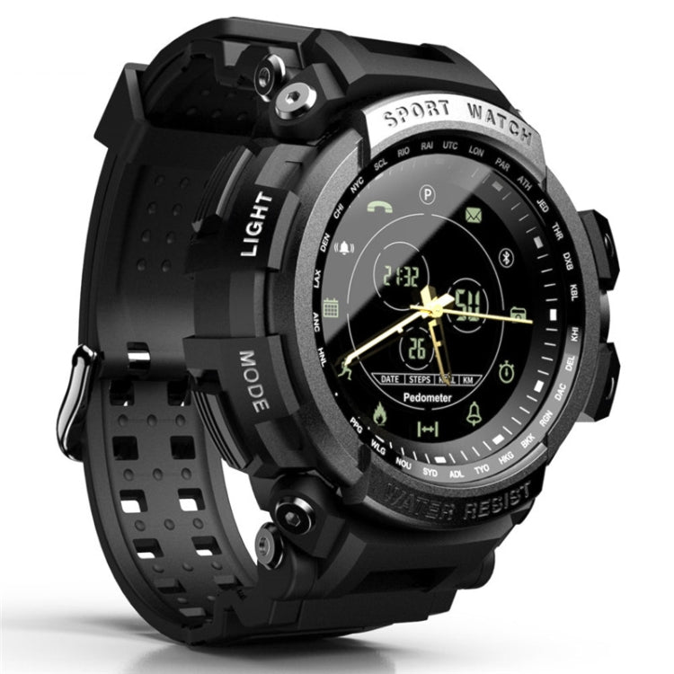 Lokmat MK28 1.4 inch FSTN Screen IP68 Waterproof Smart Watch, Support Information Reminder / Remote Camera / Sport Record(Black) - Smart Watches by Lokmat | Online Shopping UK | buy2fix