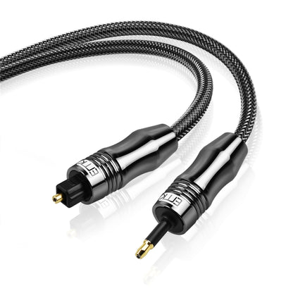 EMK OD6.0mm 3.5mm Digital Sound Toslink to Mini Toslink Digital Optical Audio Cable, Length:3m - Audio Optical Cables by EMK | Online Shopping UK | buy2fix