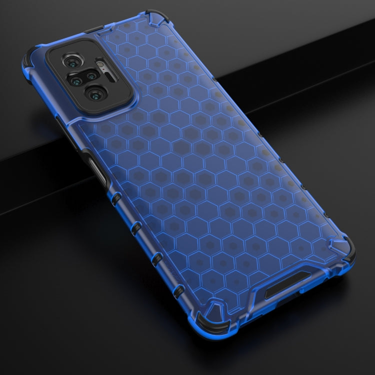 For Xiaomi Redmi Note 10 Pro Shockproof Honeycomb PC + TPU Case(Blue) - Xiaomi Accessories by buy2fix | Online Shopping UK | buy2fix