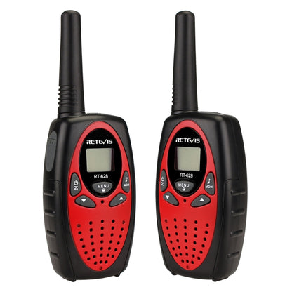 1 Pair RETEVIS RT628 0.5W EU Frequency 446MHz 8CHS Handheld Children Walkie Talkie(Red) - Consumer Electronics by RETEVIS | Online Shopping UK | buy2fix