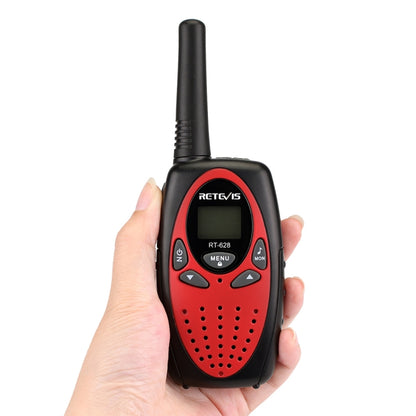 1 Pair RETEVIS RT628 0.5W EU Frequency 446MHz 8CHS Handheld Children Walkie Talkie(Red) - Consumer Electronics by RETEVIS | Online Shopping UK | buy2fix