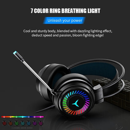 2 PCS G58 Head-Mounted Gaming Wired Headset with Microphone, Cable Length: about 2m, Color:Black 7.1 Single USB Version - Multimedia Headset by buy2fix | Online Shopping UK | buy2fix