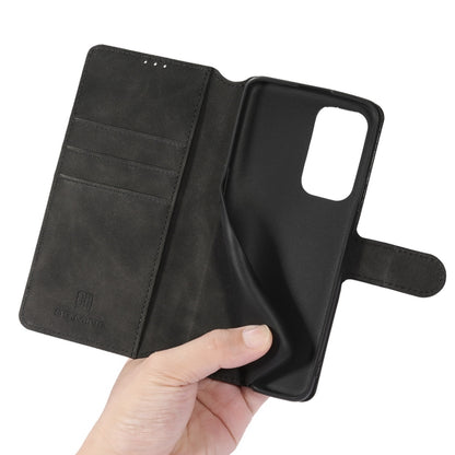 For OnePlus 9 DG.MING Retro Oil Side Horizontal Flip Leather Case with Holder & Card Slots & Wallet(Black) - OnePlus Cases by DG.MING | Online Shopping UK | buy2fix