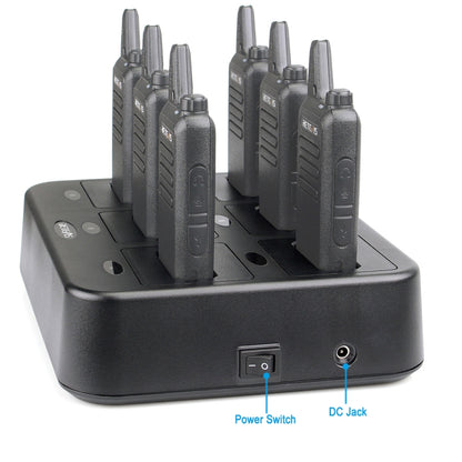 RETEVIS RTC22 Multi-function Six-Way Walkie Talkie Charger for Retevis RT22, EU Plug - Consumer Electronics by RETEVIS | Online Shopping UK | buy2fix