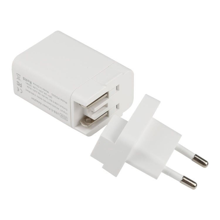 PD30C 30W USB-C / Type-C Port Fast Charging Travel Charger(EU Plug) - Apple Accessories by buy2fix | Online Shopping UK | buy2fix