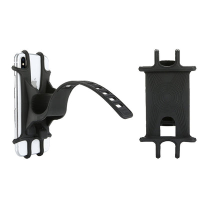 Silica Gel Bicycle Universal Phone Holder(Black) - Outdoor & Sports by buy2fix | Online Shopping UK | buy2fix