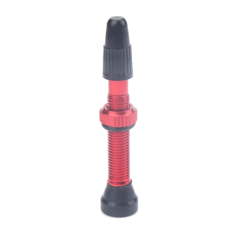 A5591 2 PCS 40mm Red French Tubeless Valve Core with A-type Wrench for Road Bike - Outdoor & Sports by buy2fix | Online Shopping UK | buy2fix