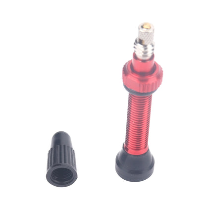 A5591 2 PCS 40mm Red French Tubeless Valve Core with A-type Wrench for Road Bike - Outdoor & Sports by buy2fix | Online Shopping UK | buy2fix