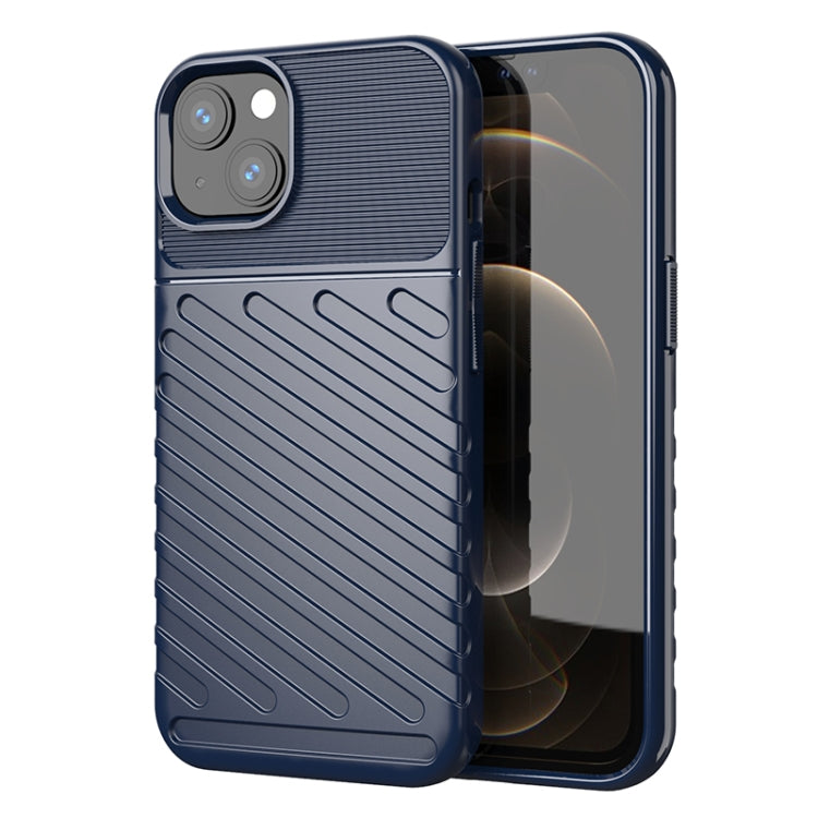 For iPhone 13 Thunderbolt Shockproof TPU Soft Case(Blue) - iPhone 13 Cases by buy2fix | Online Shopping UK | buy2fix