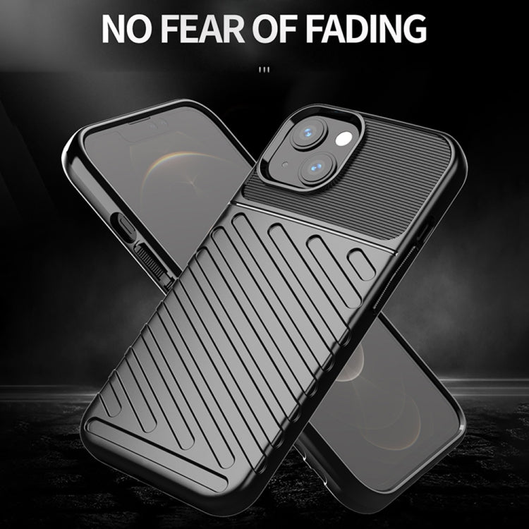 For iPhone 13 Thunderbolt Shockproof TPU Soft Case(Blue) - iPhone 13 Cases by buy2fix | Online Shopping UK | buy2fix