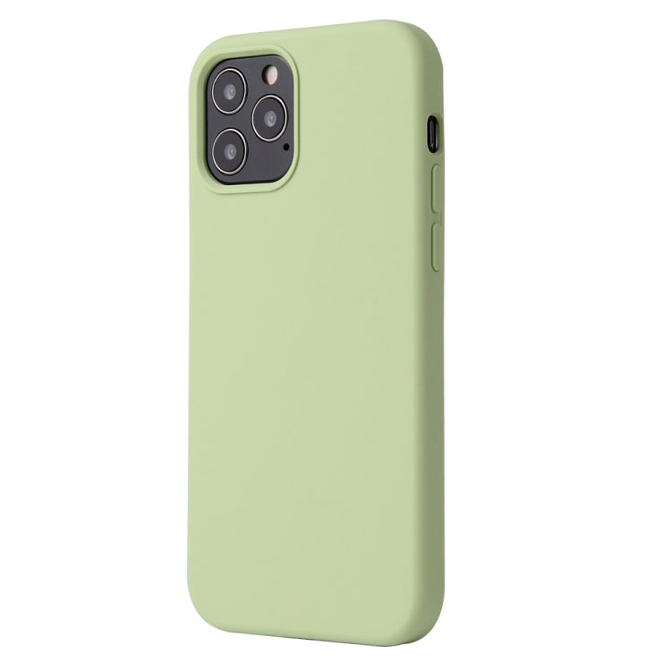 For iPhone 13 Pro Max Solid Color Liquid Silicone Shockproof Protective Case (Matcha Green) - iPhone 13 Pro Max Cases by buy2fix | Online Shopping UK | buy2fix