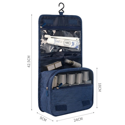 Multifunctional Portable Hook Type Travel Wash Storage Bag Cosmetic Bag(Navy Blue) - Storage Bags by buy2fix | Online Shopping UK | buy2fix