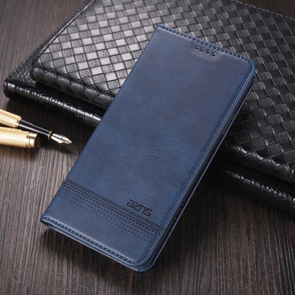 For Honor 50 AZNS Magnetic Calf Texture Horizontal Flip Leather Case with Card Slots & Holder & Wallet(Dark Blue) - Honor Cases by AZNS | Online Shopping UK | buy2fix